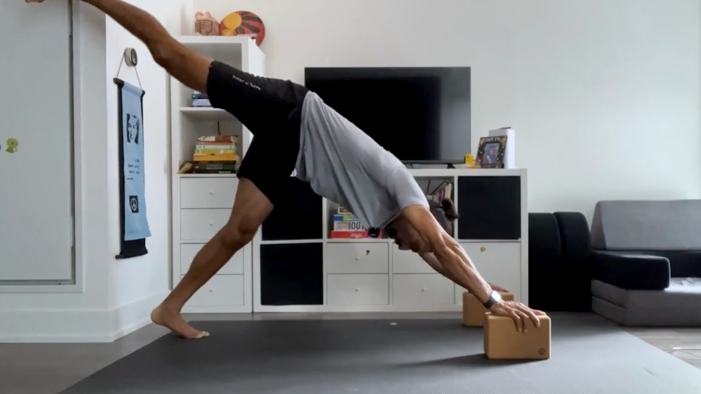 Yoga teacher Jaffer Hussain in Sanskrit